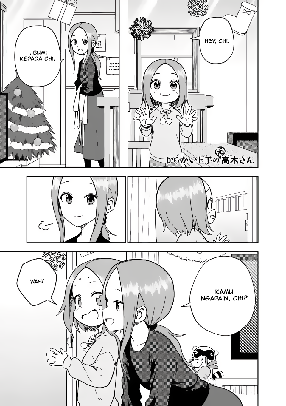 Karakai Jouzu no (Moto) Takagi-san Chapter 167 - halaman 1