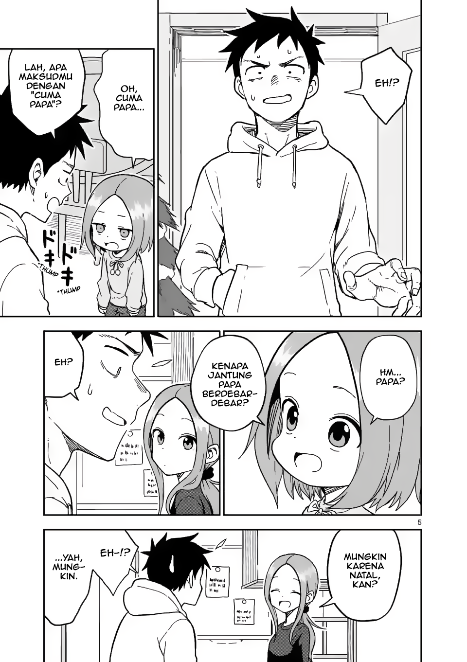Karakai Jouzu no (Moto) Takagi-san Chapter 167 - halaman 5