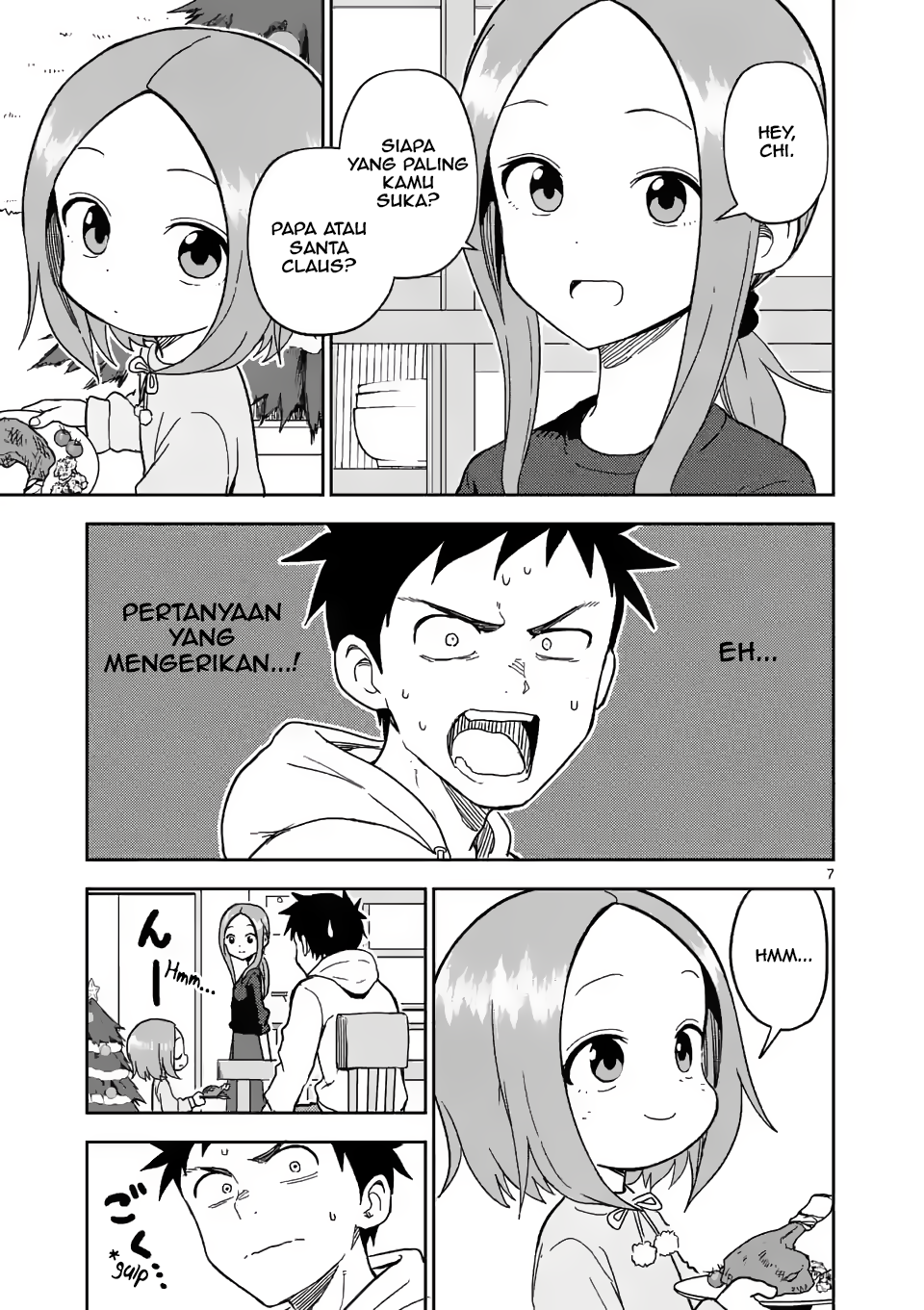 Karakai Jouzu no (Moto) Takagi-san Chapter 167 - halaman 7