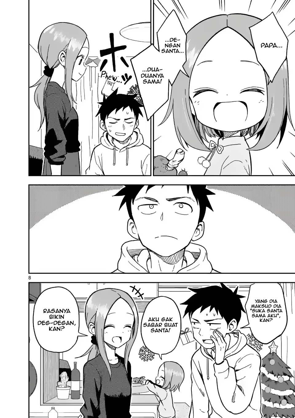 Karakai Jouzu no (Moto) Takagi-san Chapter 167 - halaman 8