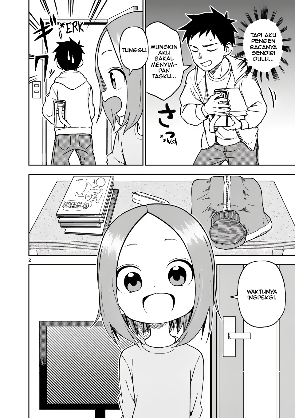 Karakai Jouzu no (Moto) Takagi-san Chapter 168 - halaman 2