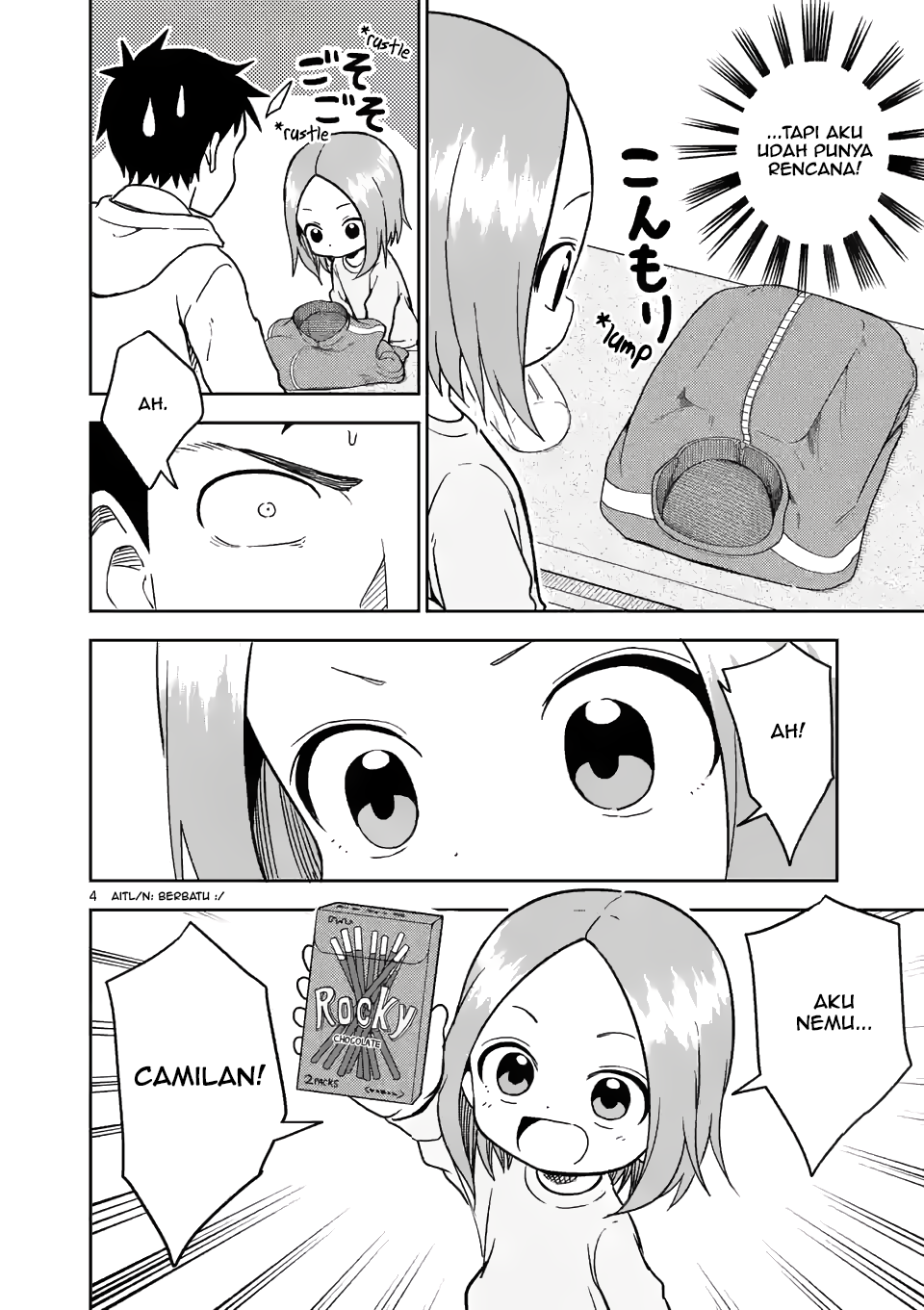 Karakai Jouzu no (Moto) Takagi-san Chapter 168 - halaman 4