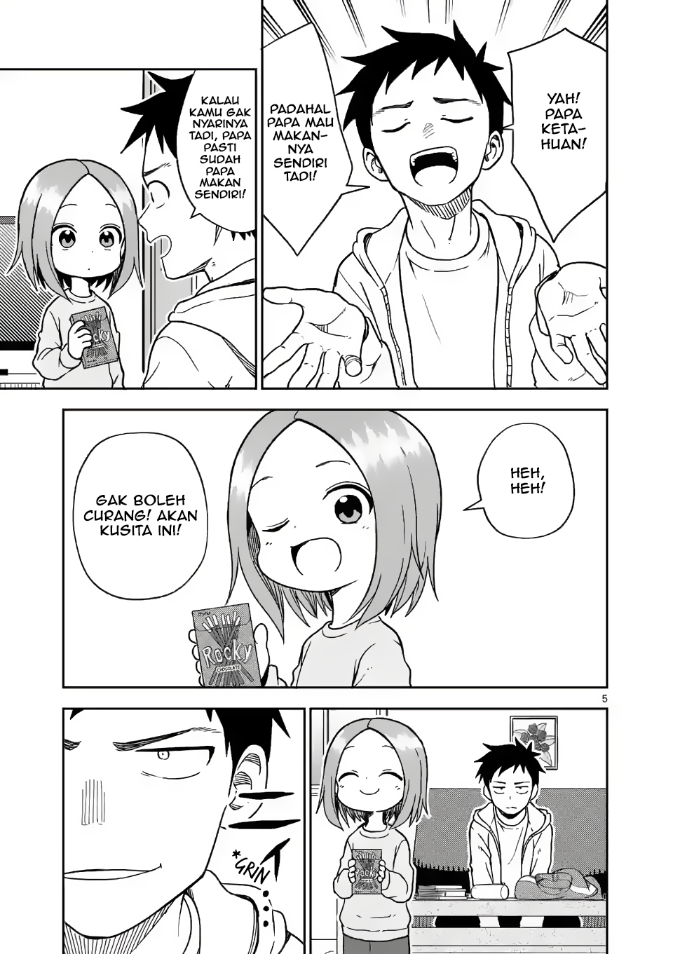 Karakai Jouzu no (Moto) Takagi-san Chapter 168 - halaman 5