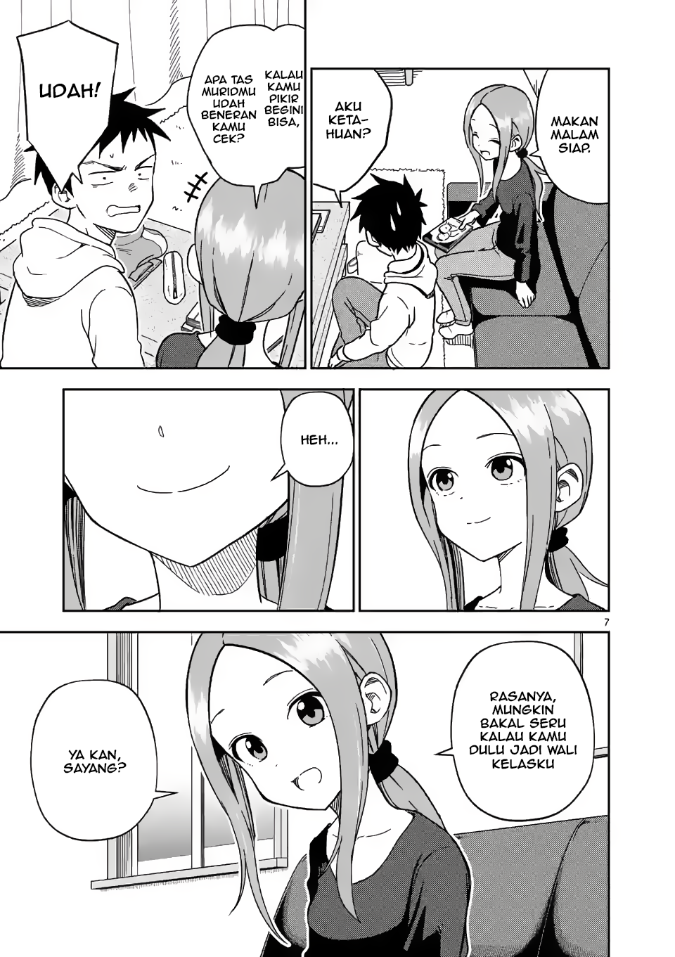 Karakai Jouzu no (Moto) Takagi-san Chapter 168 - halaman 7