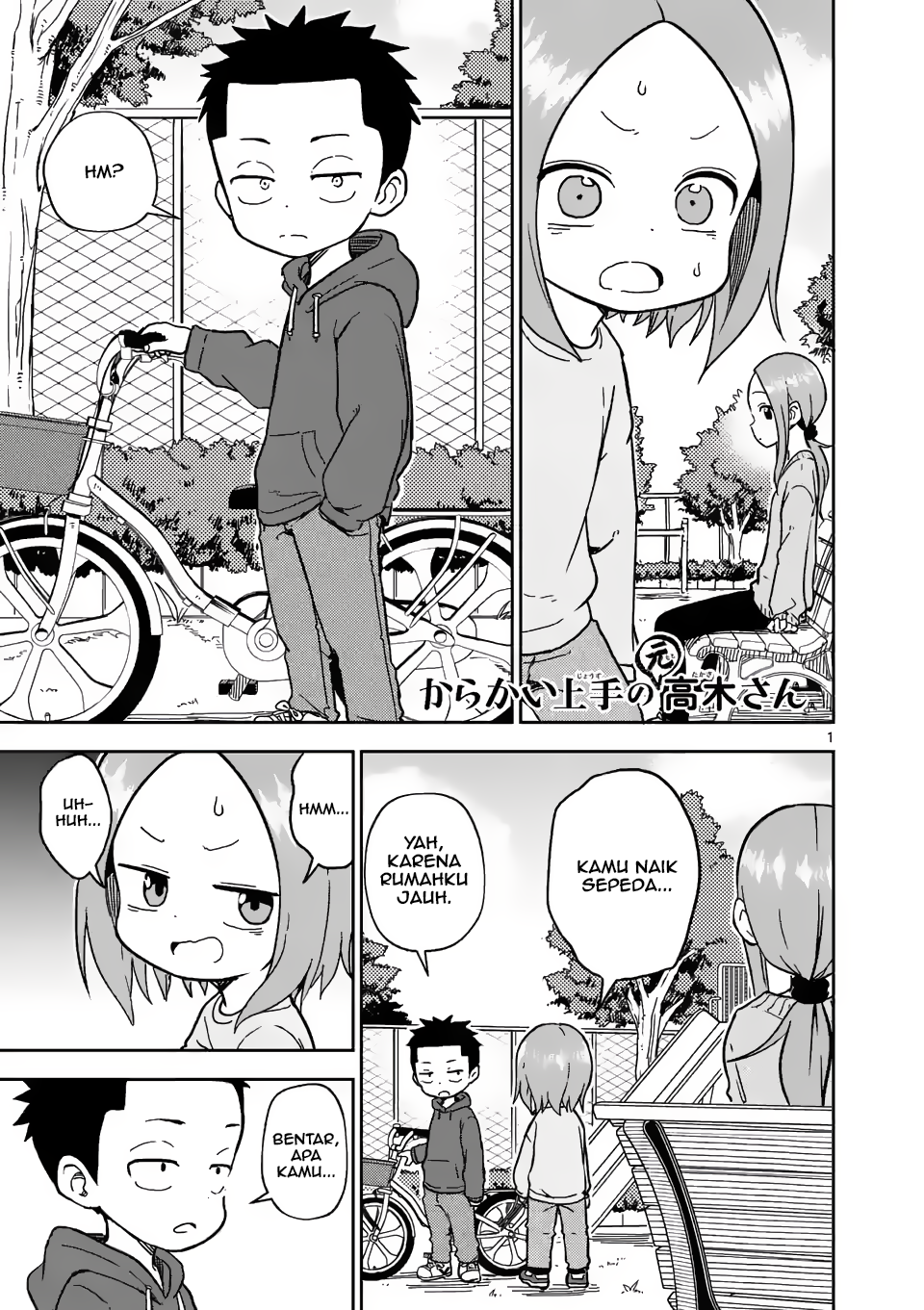 Karakai Jouzu no (Moto) Takagi-san Chapter 171 - halaman 1