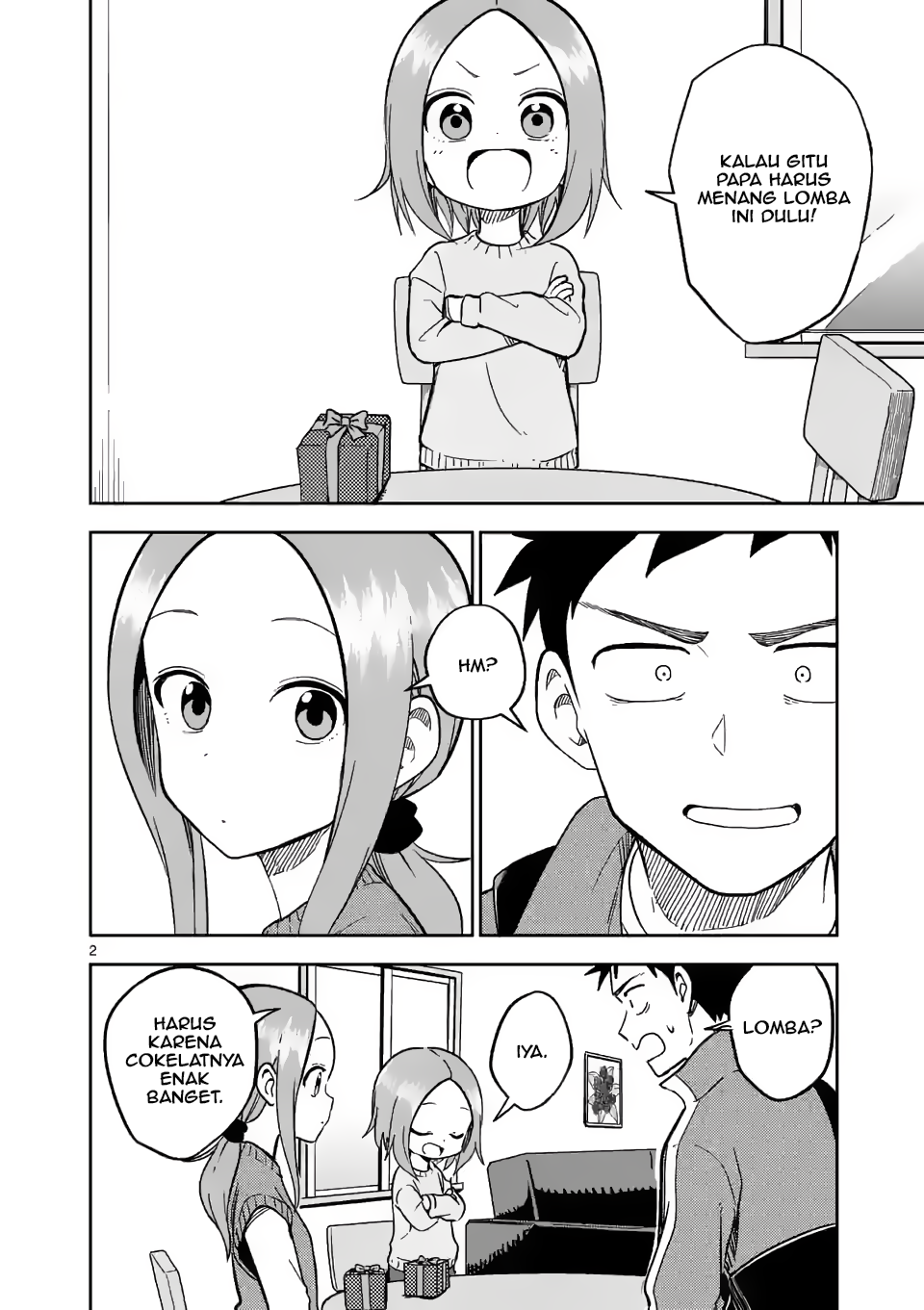 Karakai Jouzu no (Moto) Takagi-san Chapter 173 - halaman 2