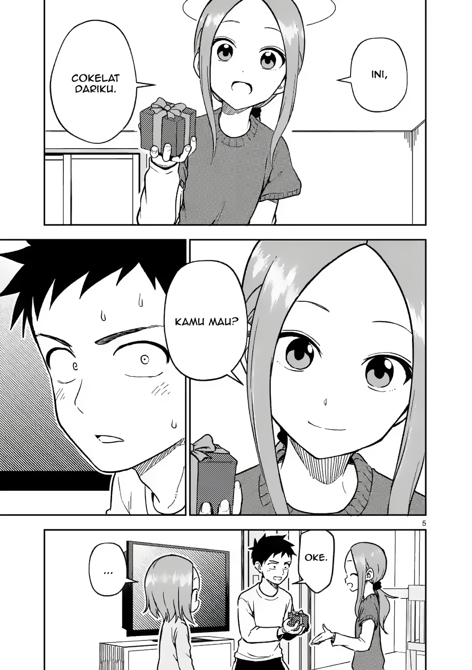 Karakai Jouzu no (Moto) Takagi-san Chapter 173 - halaman 5