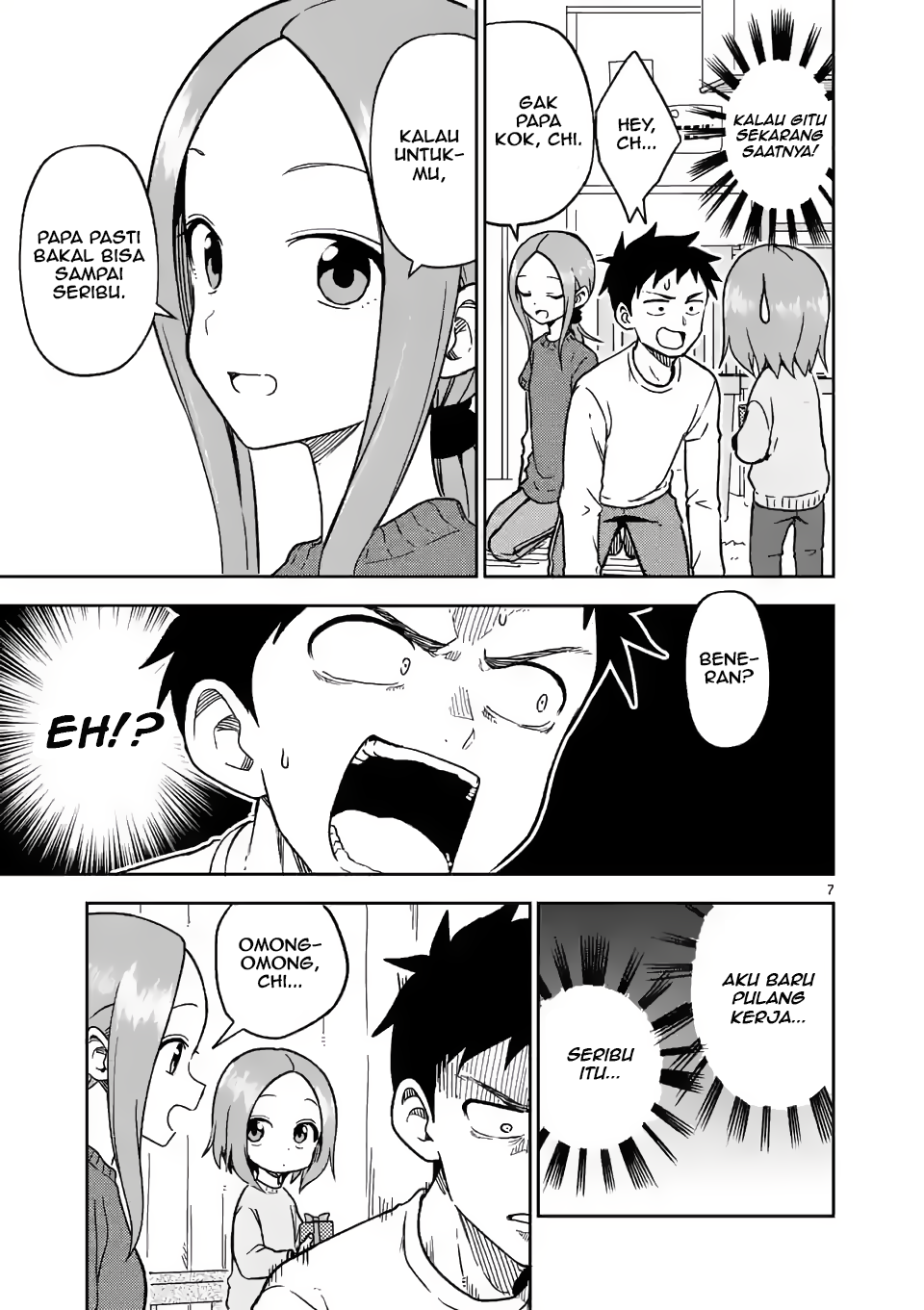 Karakai Jouzu no (Moto) Takagi-san Chapter 173 - halaman 7