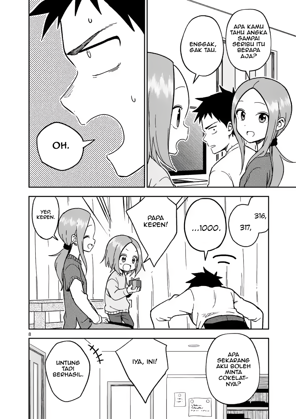 Karakai Jouzu no (Moto) Takagi-san Chapter 173 - halaman 8