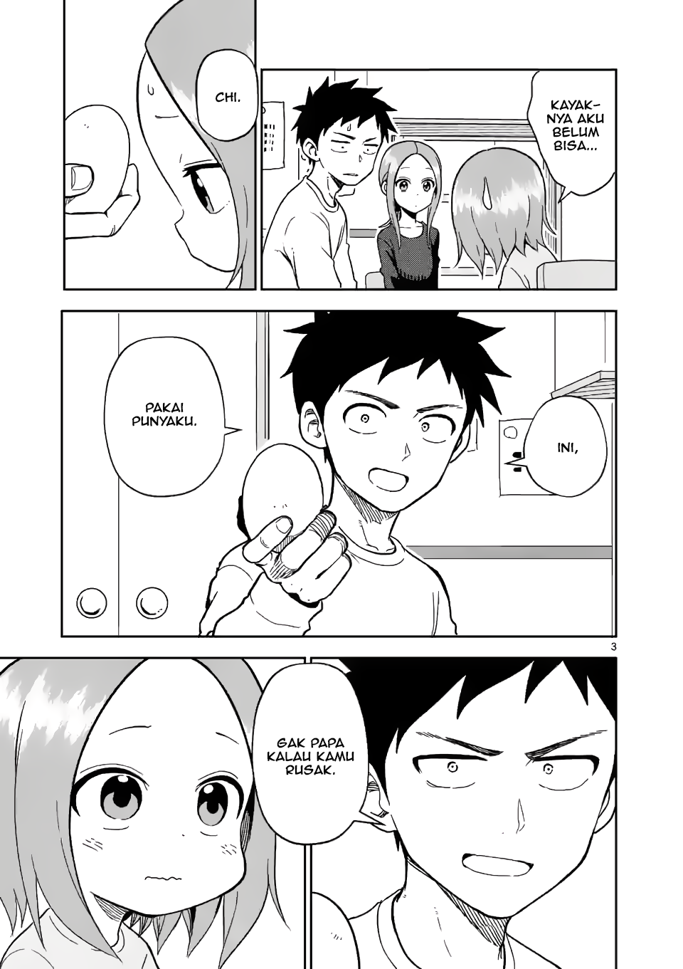 Karakai Jouzu no (Moto) Takagi-san Chapter 174 - halaman 3