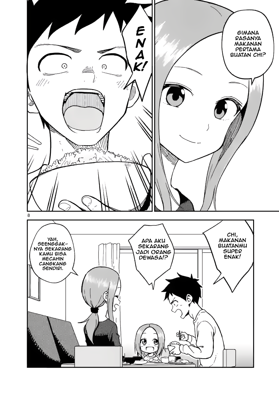 Karakai Jouzu no (Moto) Takagi-san Chapter 174 - halaman 8