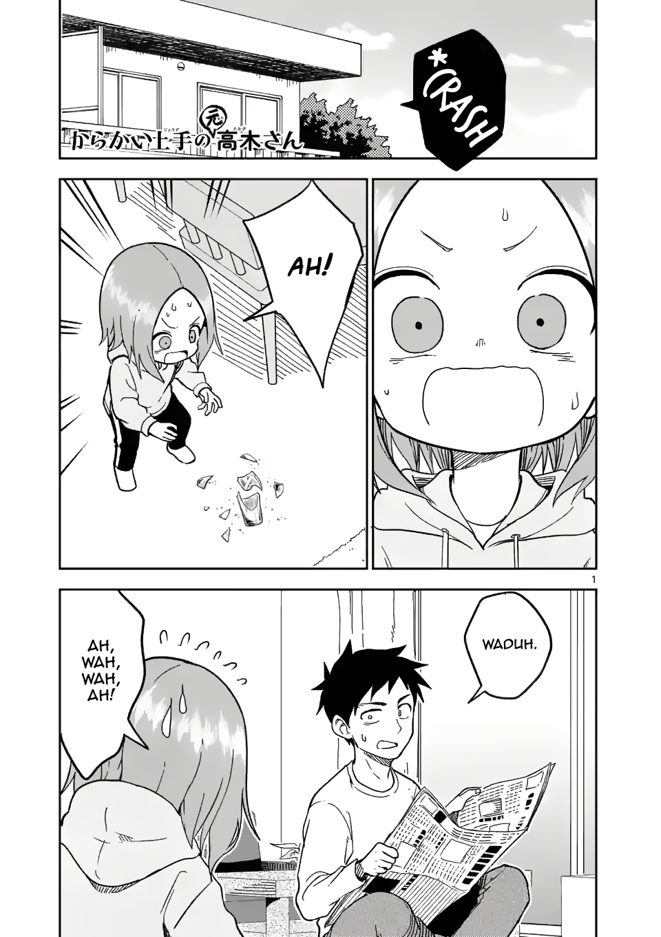 Karakai Jouzu no (Moto) Takagi-san Chapter 176 - halaman 1