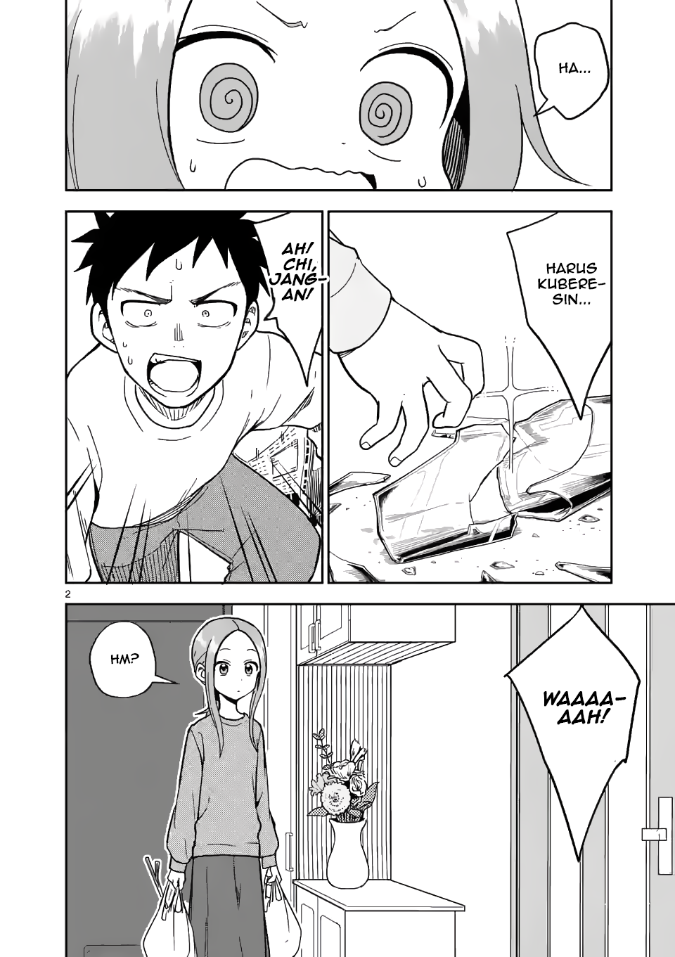 Karakai Jouzu no (Moto) Takagi-san Chapter 176 - halaman 2