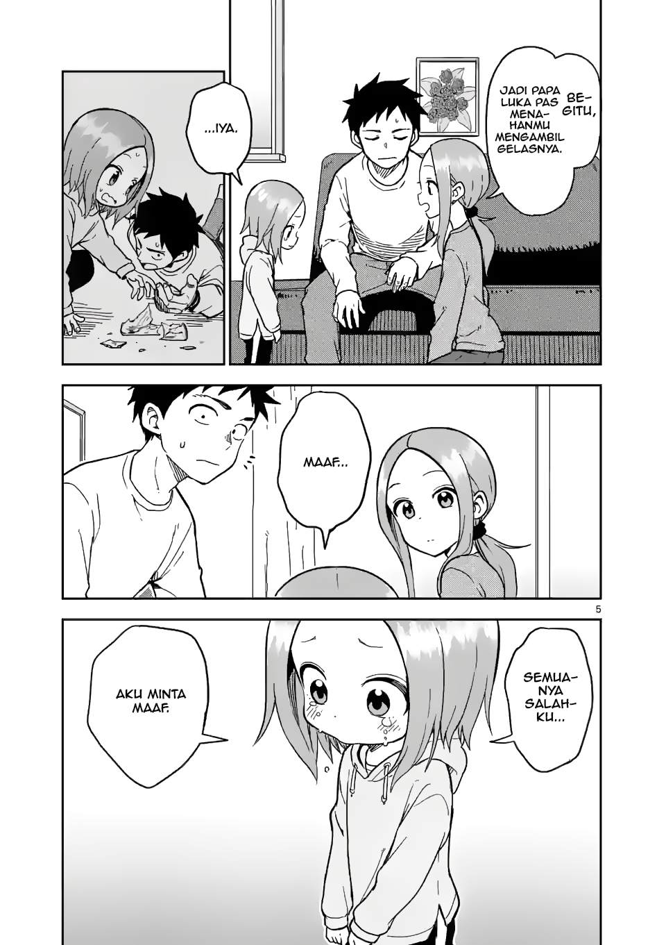 Karakai Jouzu no (Moto) Takagi-san Chapter 176 - halaman 5