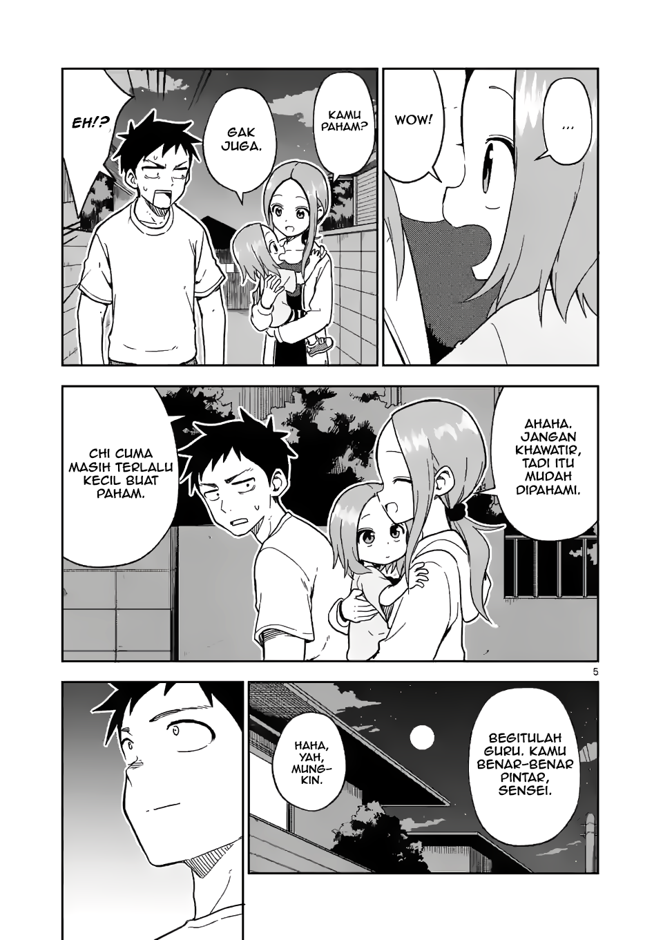 Karakai Jouzu no (Moto) Takagi-san Chapter 177 - halaman 5