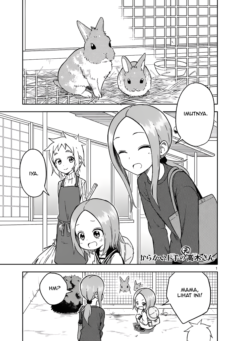 Karakai Jouzu no (Moto) Takagi-san Chapter 180 - halaman 1