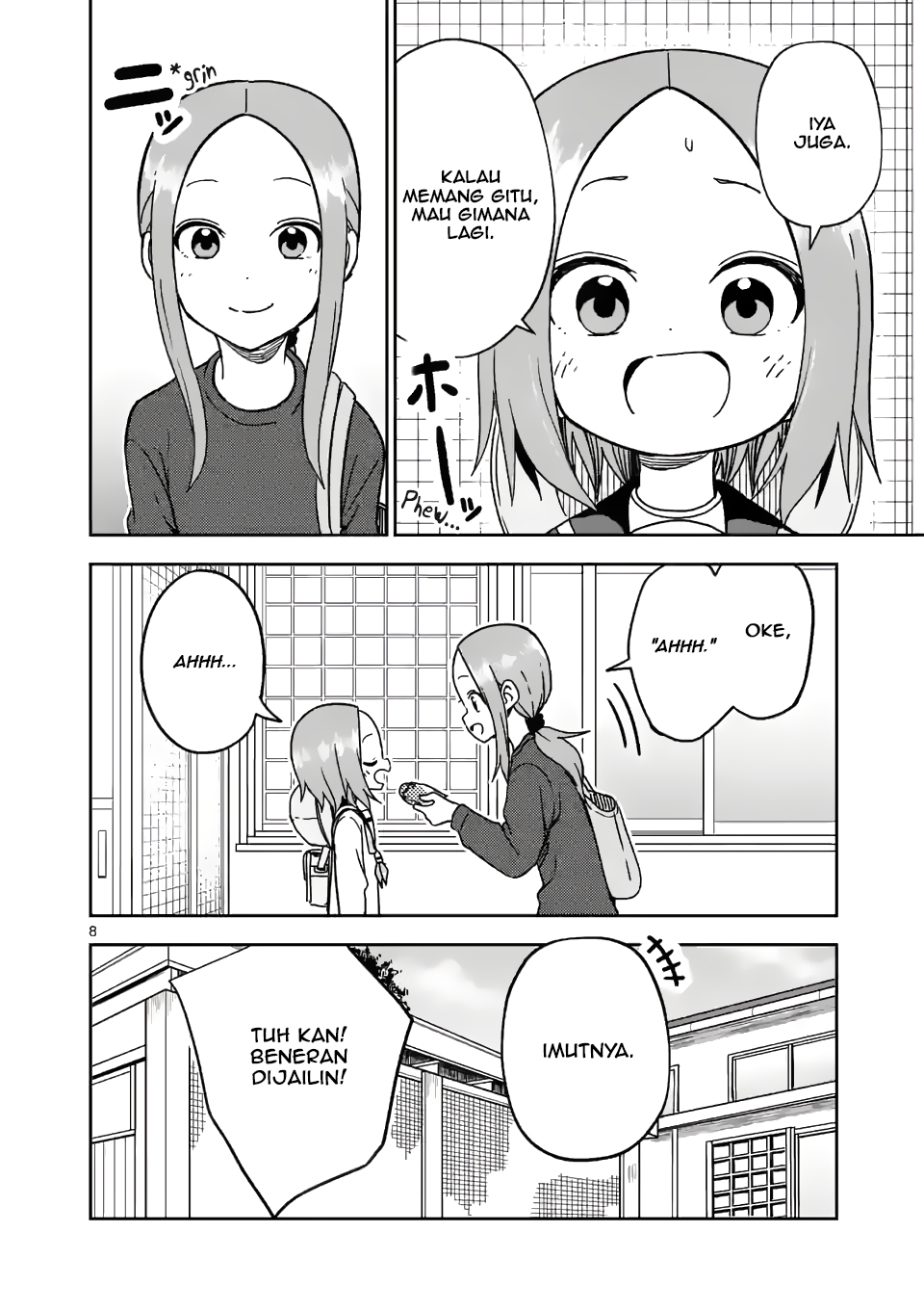 Karakai Jouzu no (Moto) Takagi-san Chapter 180 - halaman 8