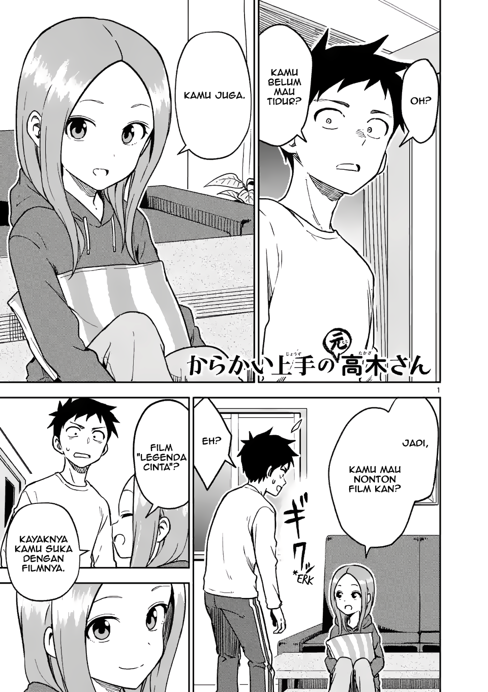 Karakai Jouzu no (Moto) Takagi-san Chapter 181 - halaman 1