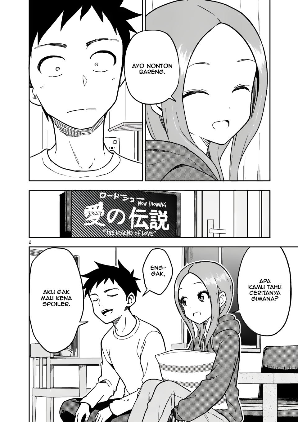 Karakai Jouzu no (Moto) Takagi-san Chapter 181 - halaman 2