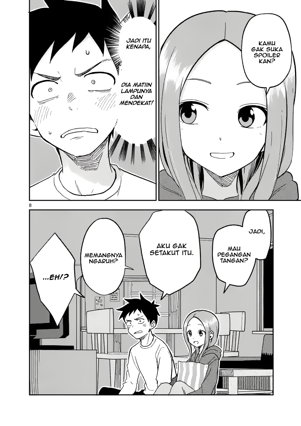 Karakai Jouzu no (Moto) Takagi-san Chapter 181 - halaman 8