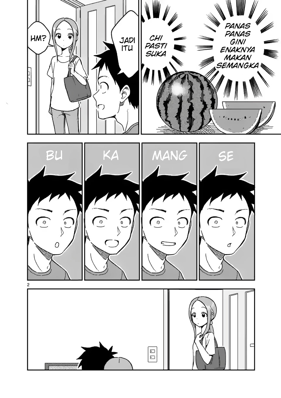 Karakai Jouzu no (Moto) Takagi-san Chapter 189 - halaman 2