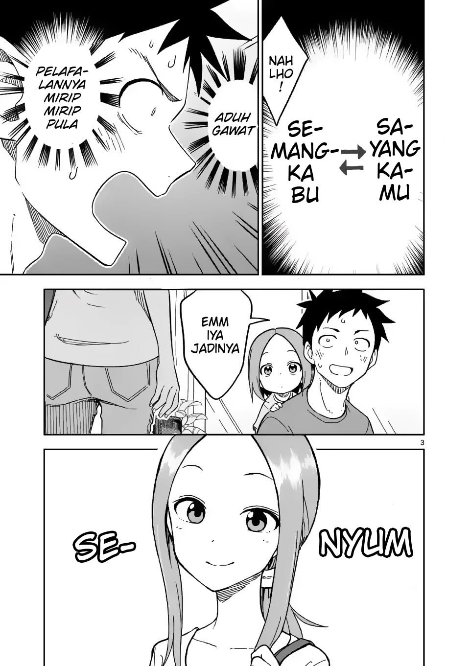 Karakai Jouzu no (Moto) Takagi-san Chapter 189 - halaman 3