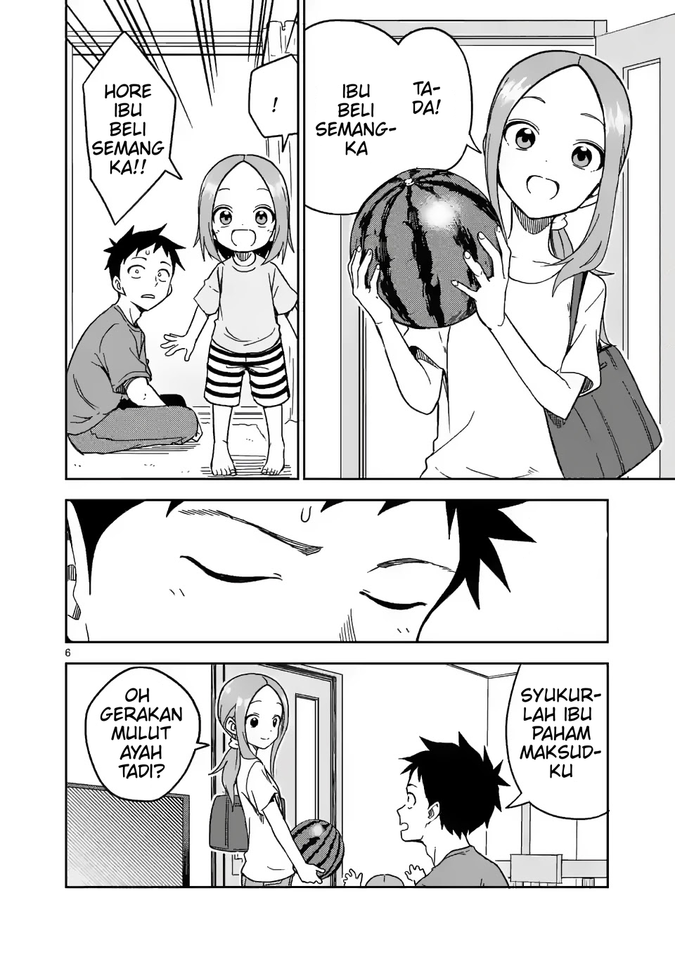 Karakai Jouzu no (Moto) Takagi-san Chapter 189 - halaman 6