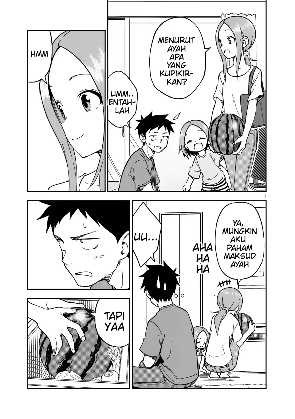 Karakai Jouzu no (Moto) Takagi-san Chapter 189 - halaman 7
