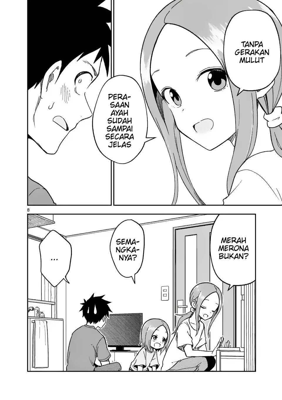 Karakai Jouzu no (Moto) Takagi-san Chapter 189 - halaman 8