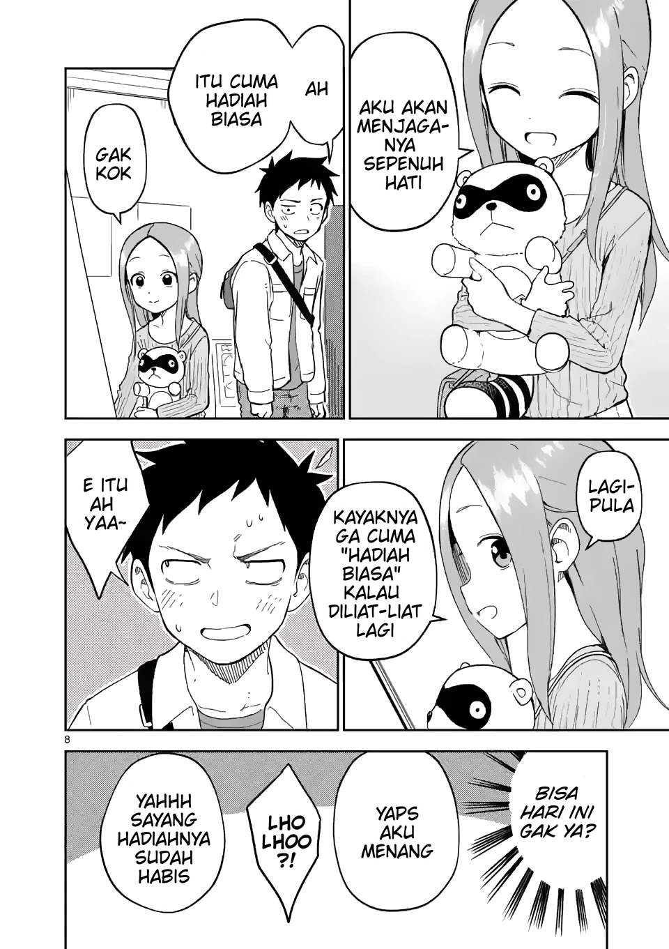 Karakai Jouzu no (Moto) Takagi-san Chapter 199 - halaman 8
