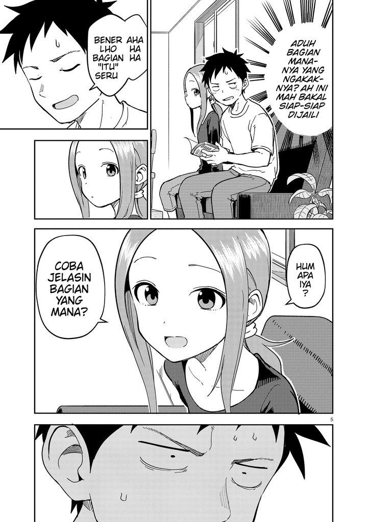 Karakai Jouzu no (Moto) Takagi-san Chapter 227 - halaman 5