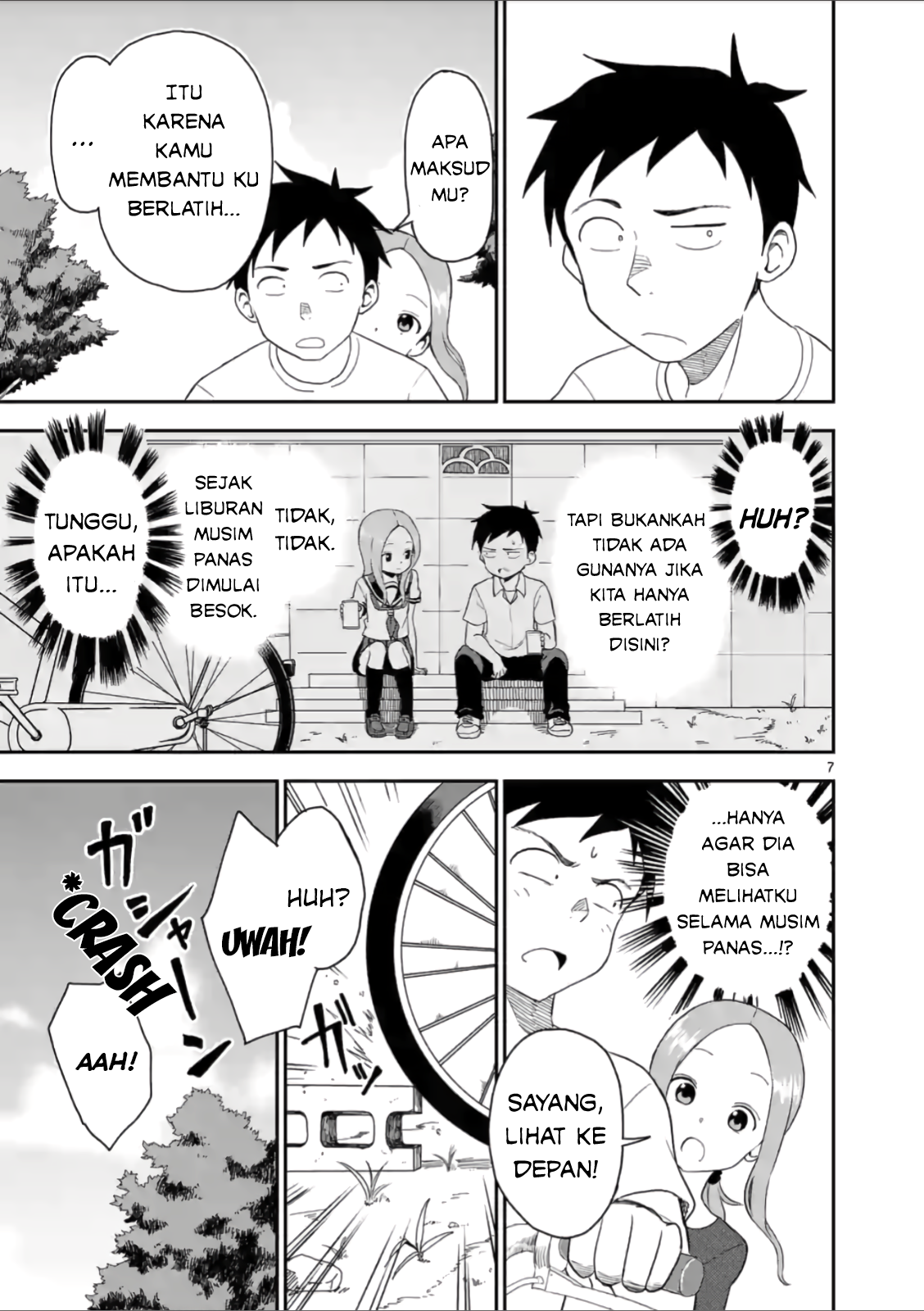 Karakai Jouzu no (Moto) Takagi-san Chapter 51 - halaman 7