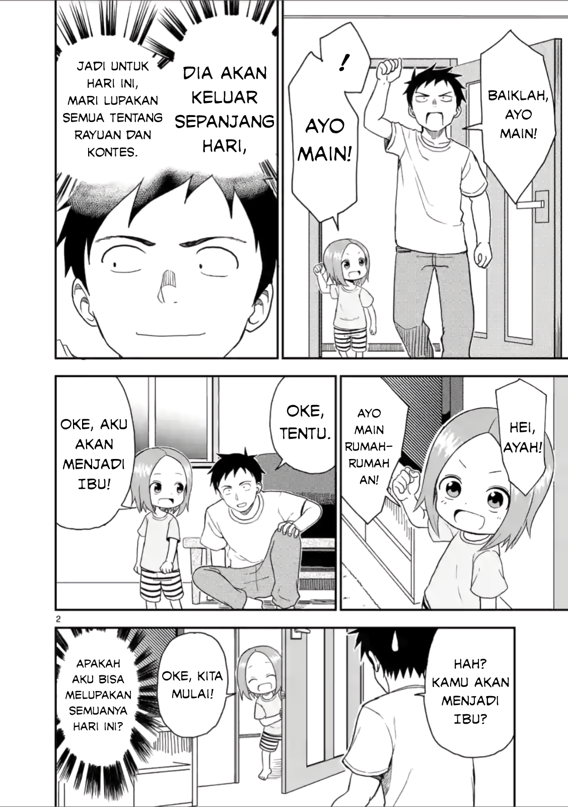 Karakai Jouzu no (Moto) Takagi-san Chapter 52 - halaman 2