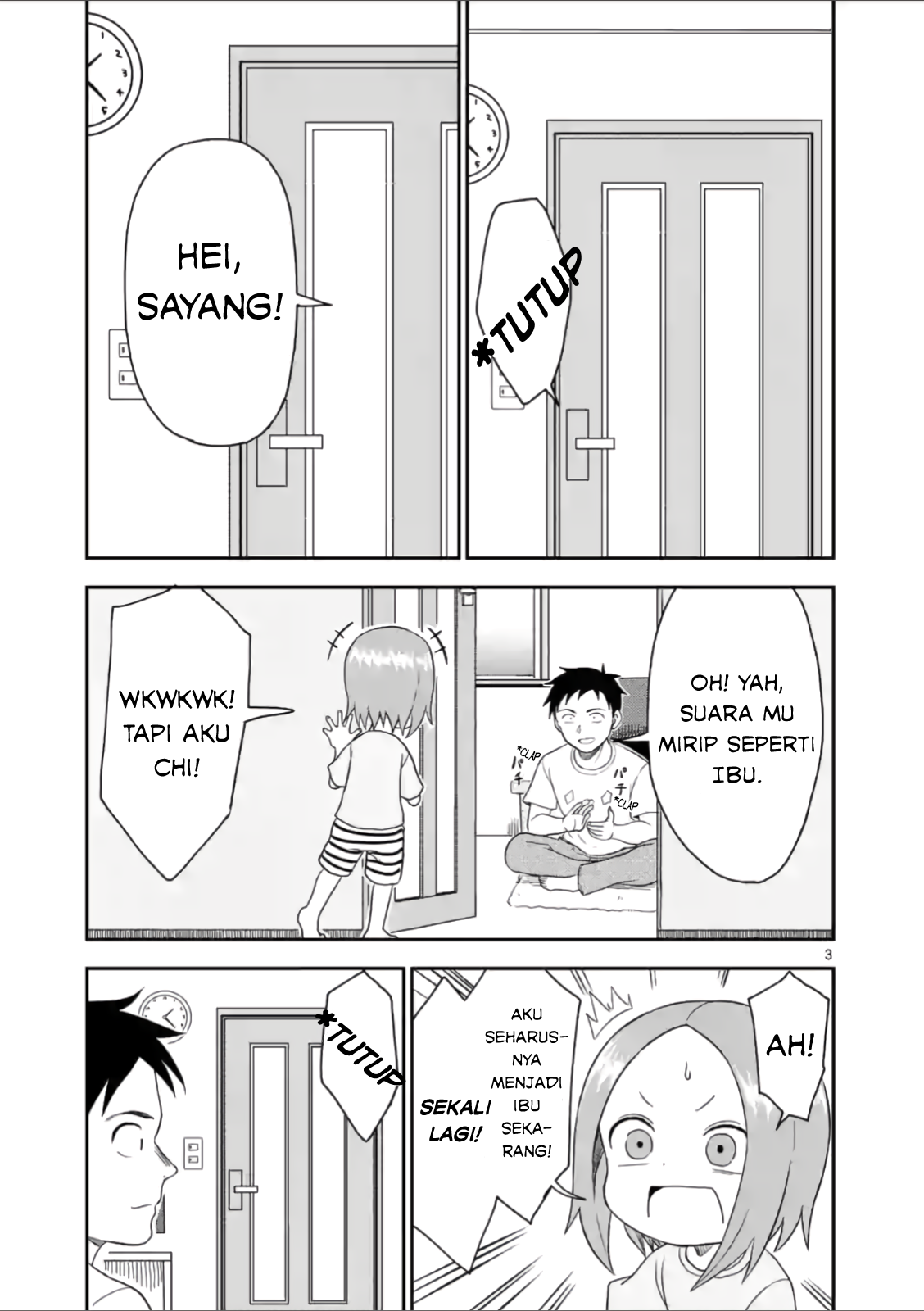 Karakai Jouzu no (Moto) Takagi-san Chapter 52 - halaman 3