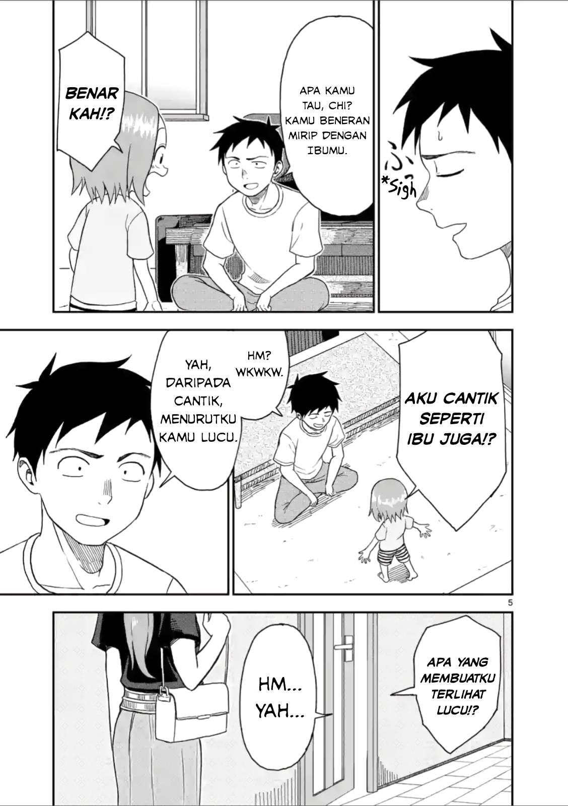 Karakai Jouzu no (Moto) Takagi-san Chapter 52 - halaman 5