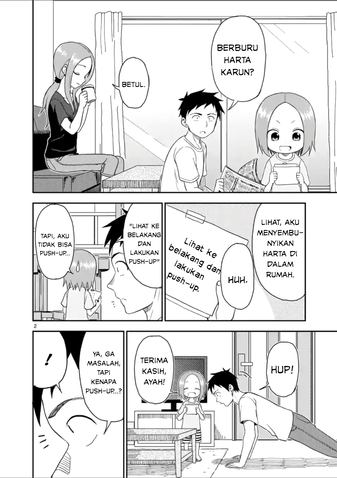 Karakai Jouzu no (Moto) Takagi-san Chapter 53 - halaman 2