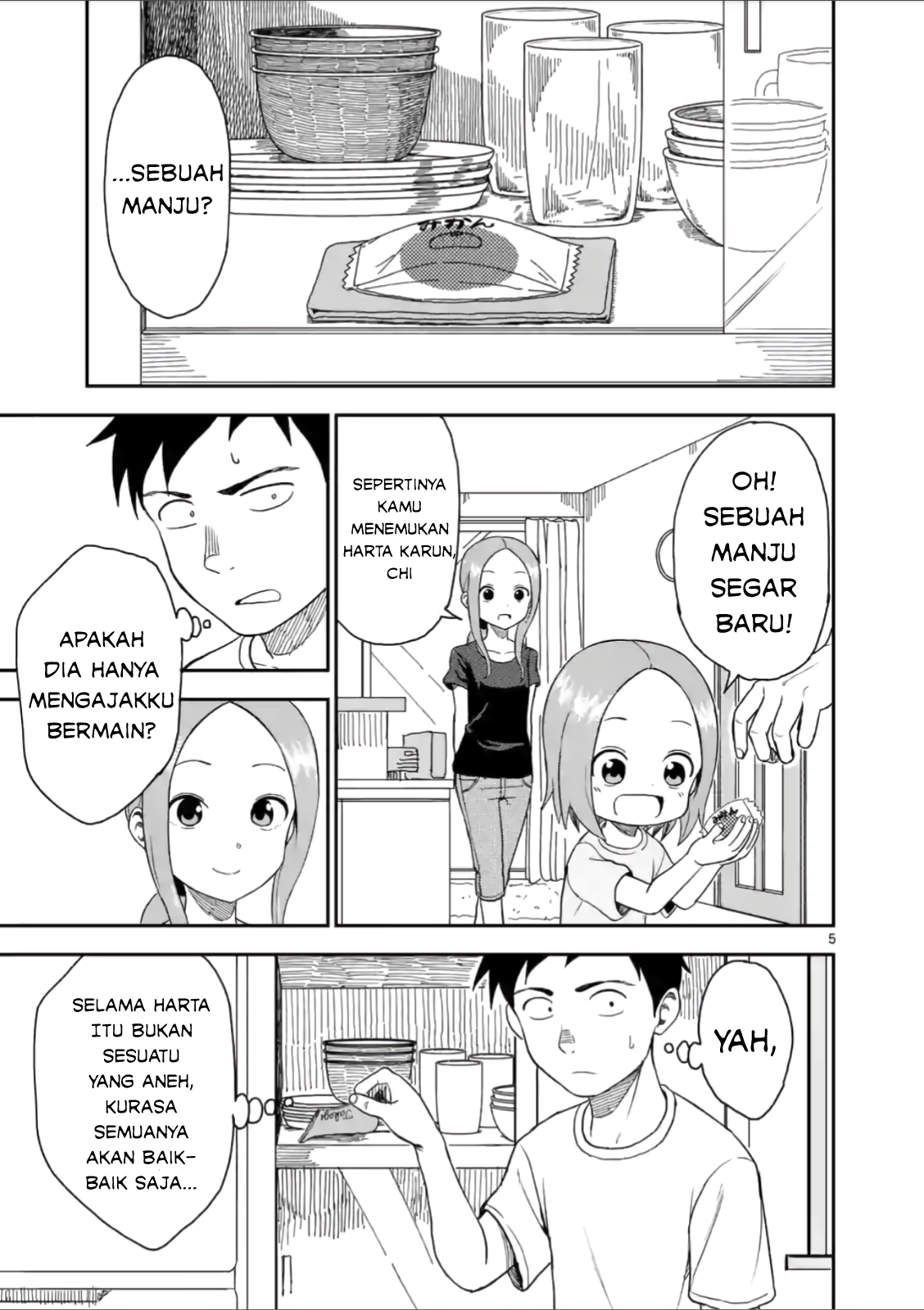 Karakai Jouzu no (Moto) Takagi-san Chapter 53 - halaman 5