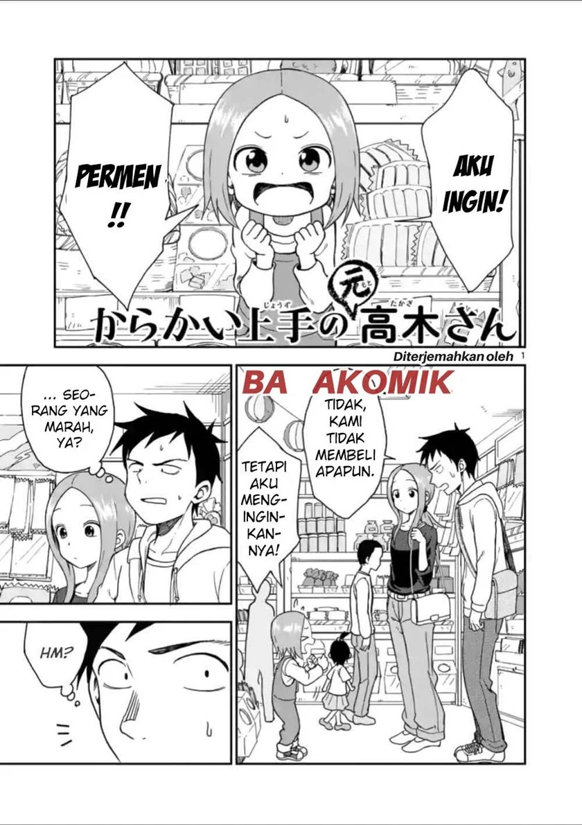 Karakai Jouzu no (Moto) Takagi-san Chapter 61 - halaman 1