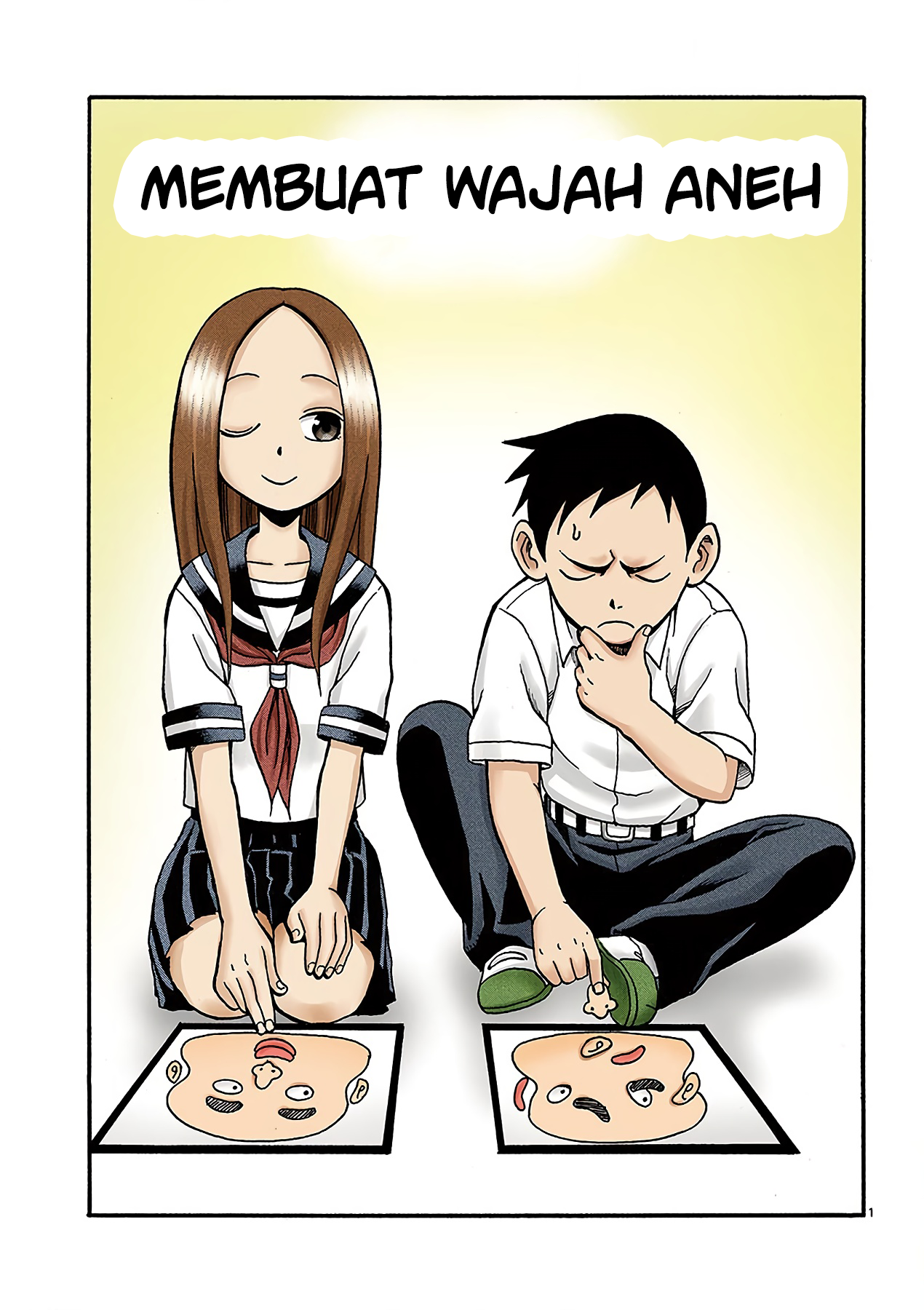 Karakai Jouzu no Takagi-san Chapter 3 - halaman 1