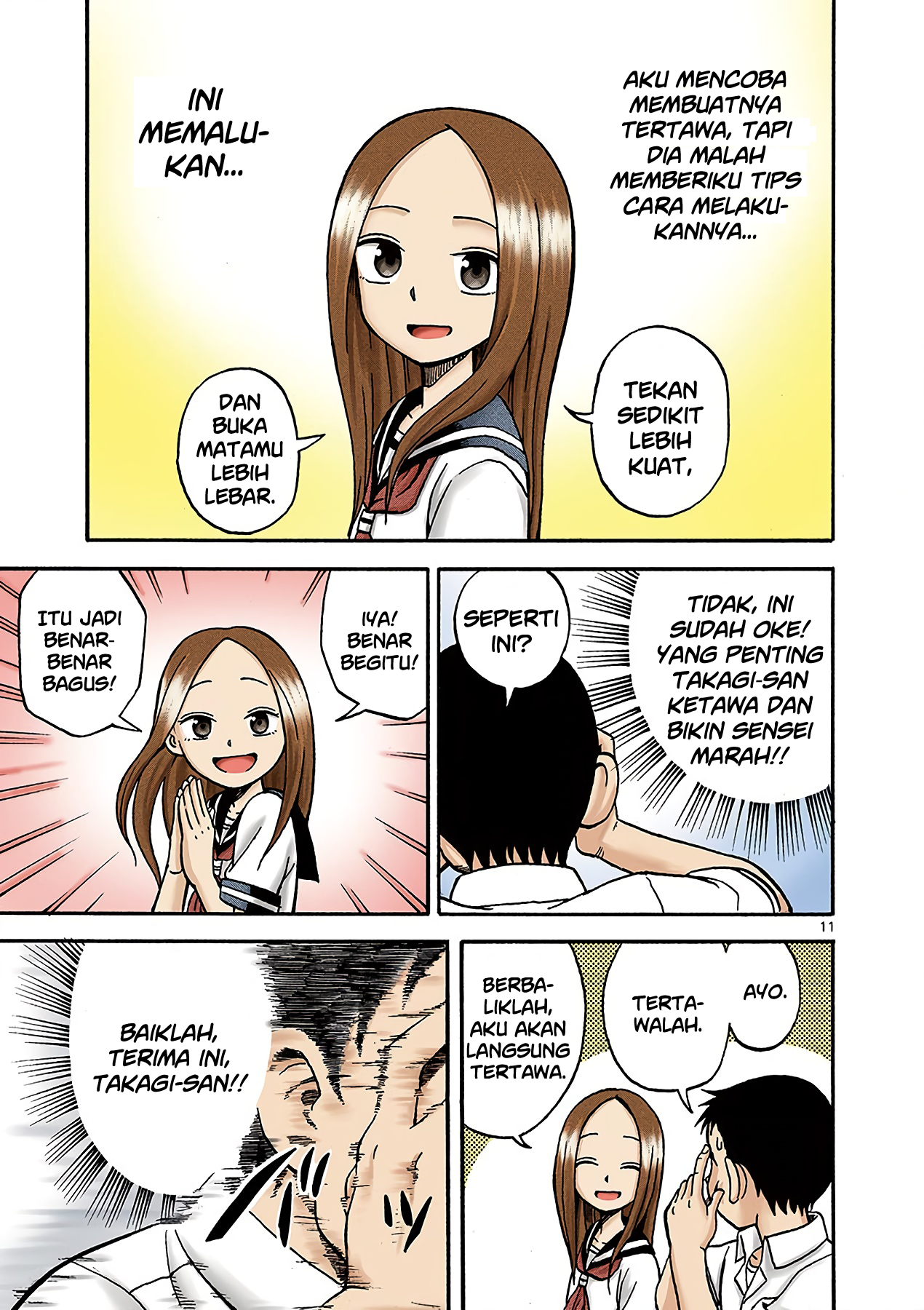 Karakai Jouzu no Takagi-san Chapter 3 - halaman 11