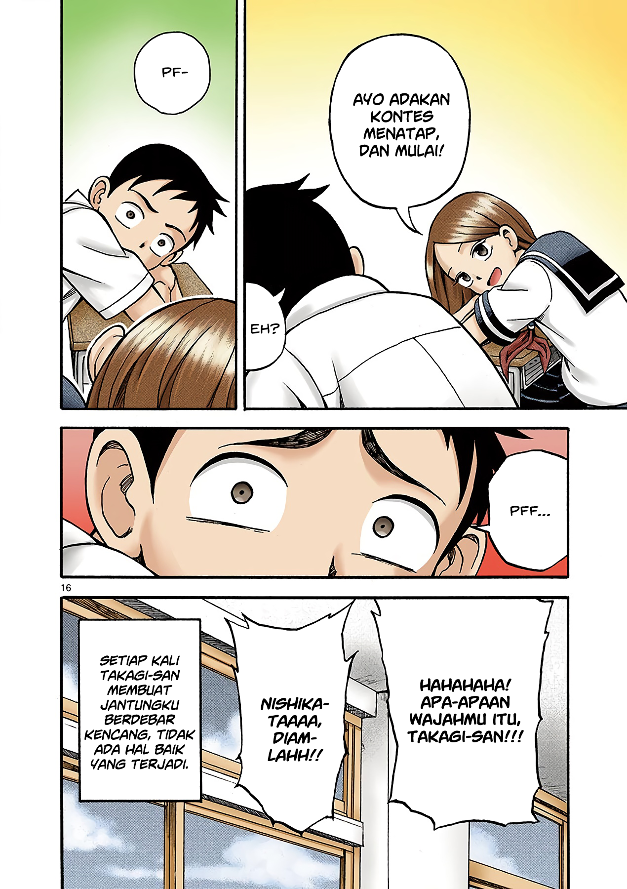 Karakai Jouzu no Takagi-san Chapter 3 - halaman 16