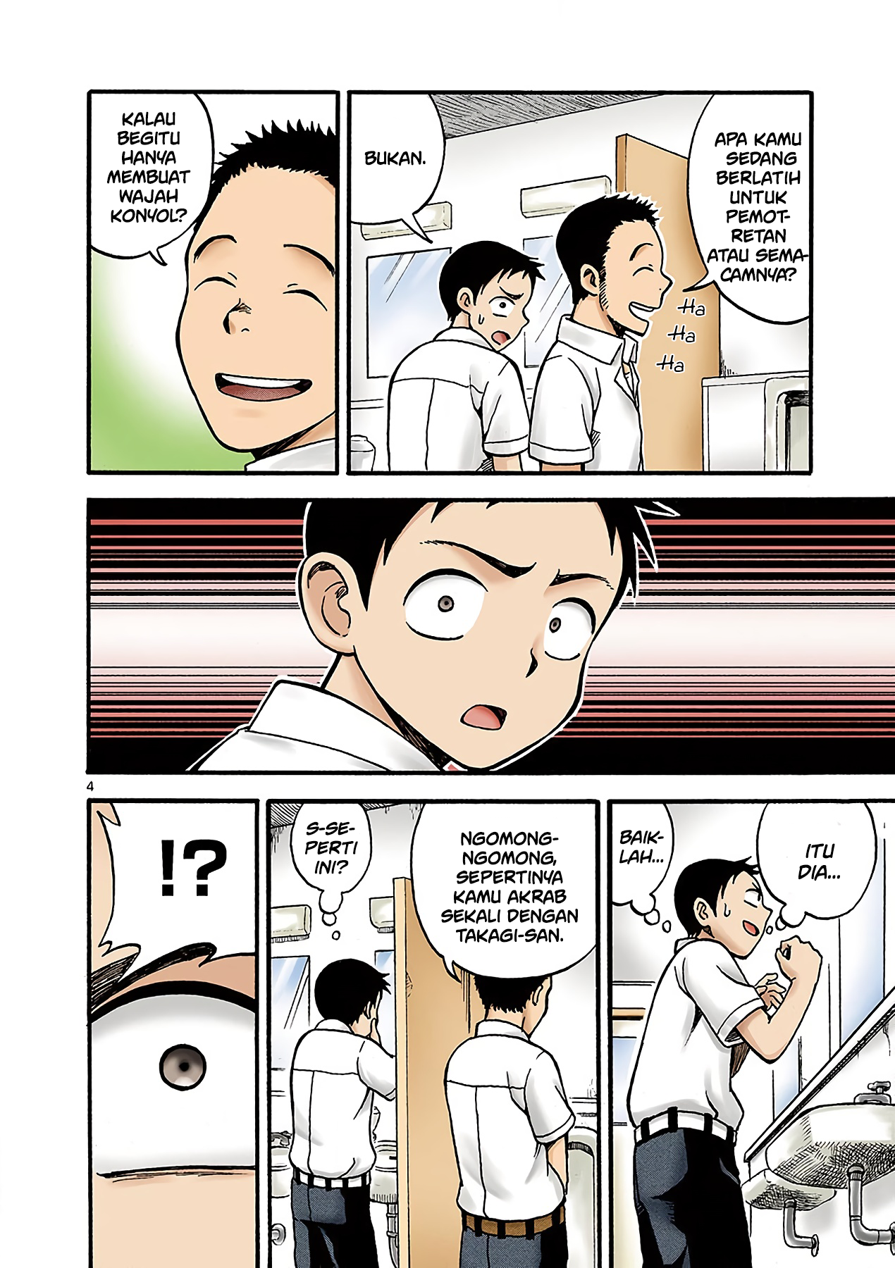 Karakai Jouzu no Takagi-san Chapter 3 - halaman 4