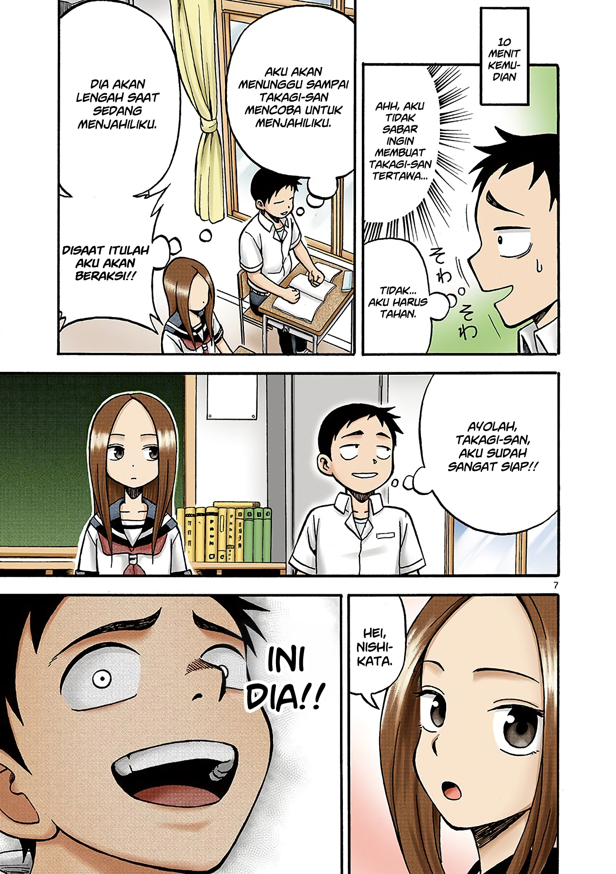 Karakai Jouzu no Takagi-san Chapter 3 - halaman 7
