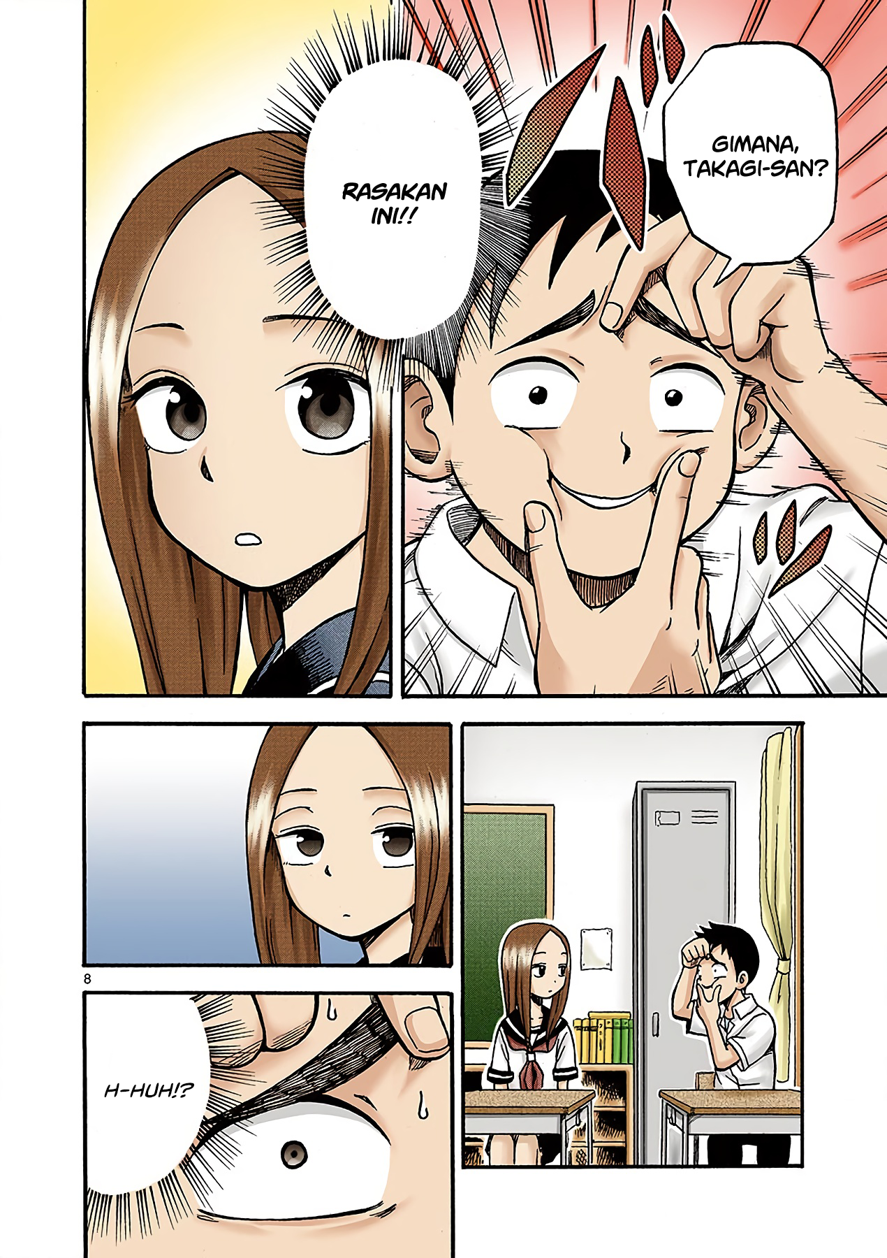 Karakai Jouzu no Takagi-san Chapter 3 - halaman 8
