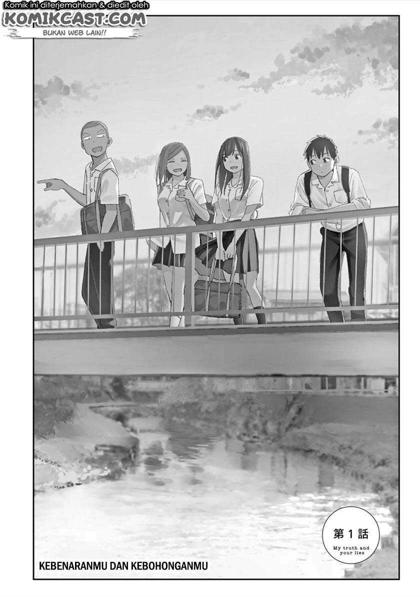 Karamizakari: Boku no Honto to Kimi no Uso Chapter 1 - halaman 6