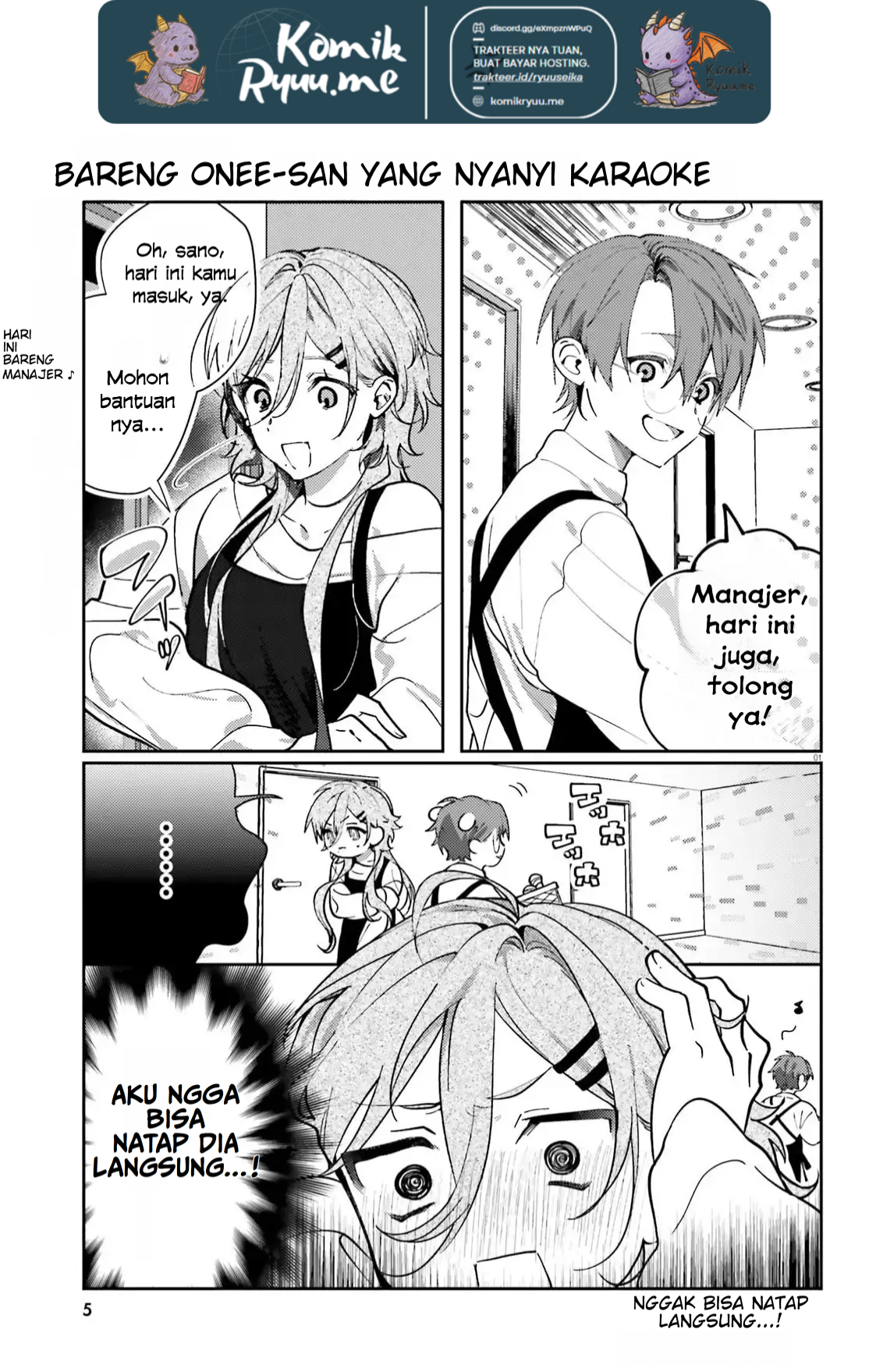 Karaoke de Utau Oneesan to Issho Chapter 4 - halaman 4