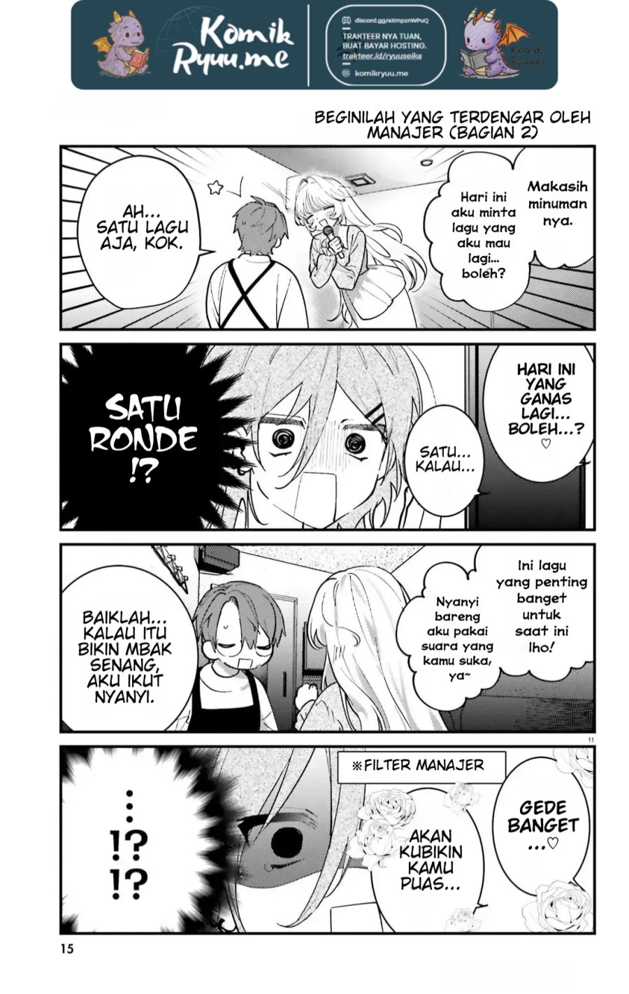 Karaoke de Utau Oneesan to Issyo Chapter 4 - halaman 14
