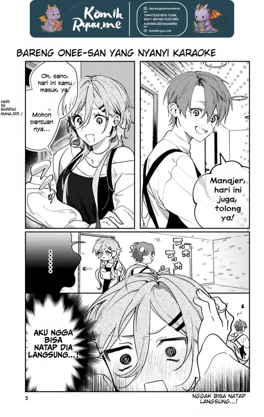 Karaoke de Utau Oneesan to Issyo Chapter 4 - halaman 4