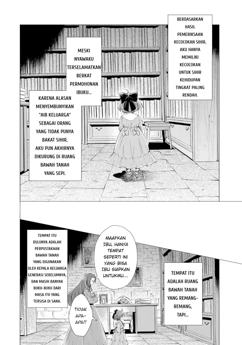 Kareinaru Akujo ni Naritai wa!: Aisare Tensei Shoujo wa, Tanoshii Nidome no Jinsei o Okurimasu Chapter 1 - halaman 2