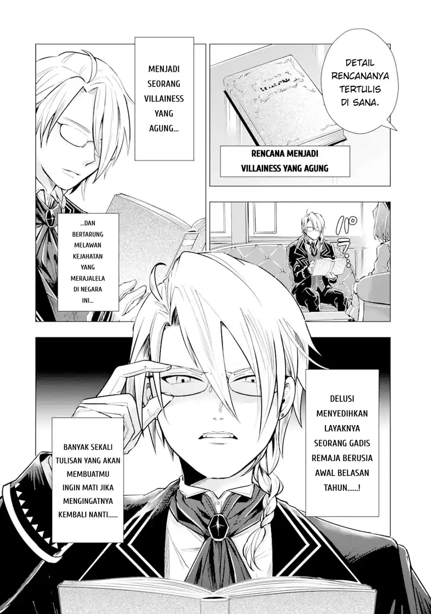 Kareinaru Akujo ni Naritai wa!: Aisare Tensei Shoujo wa, Tanoshii Nidome no Jinsei o Okurimasu Chapter 1 - halaman 35